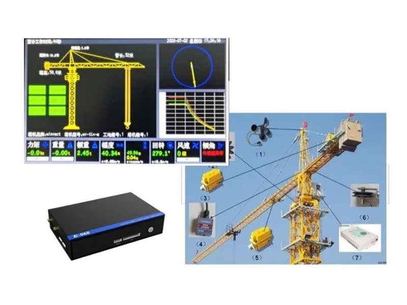 JWIPC E068 Edge AI BOX Applied to the Central Control of Building Tower Cranes